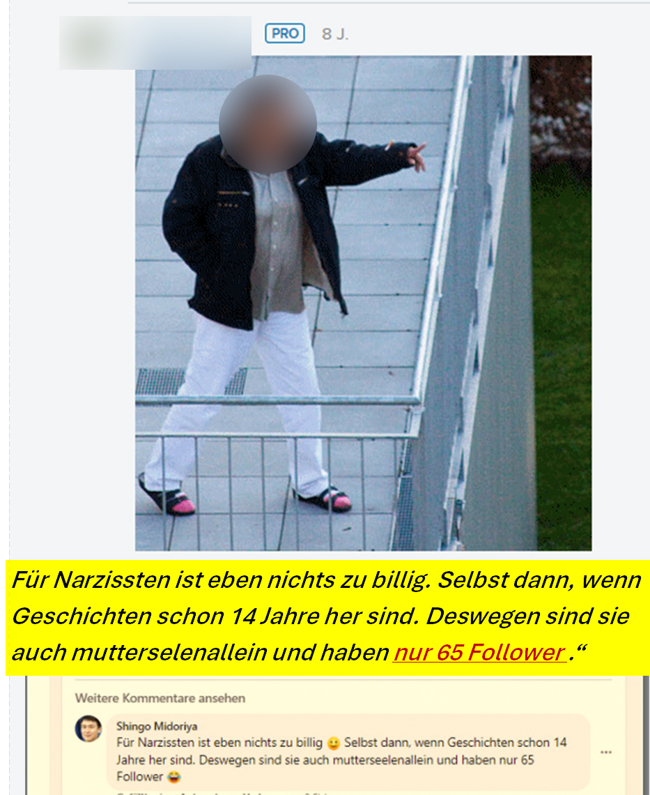 menschenunwürdige vorführung eines kranken patienete
