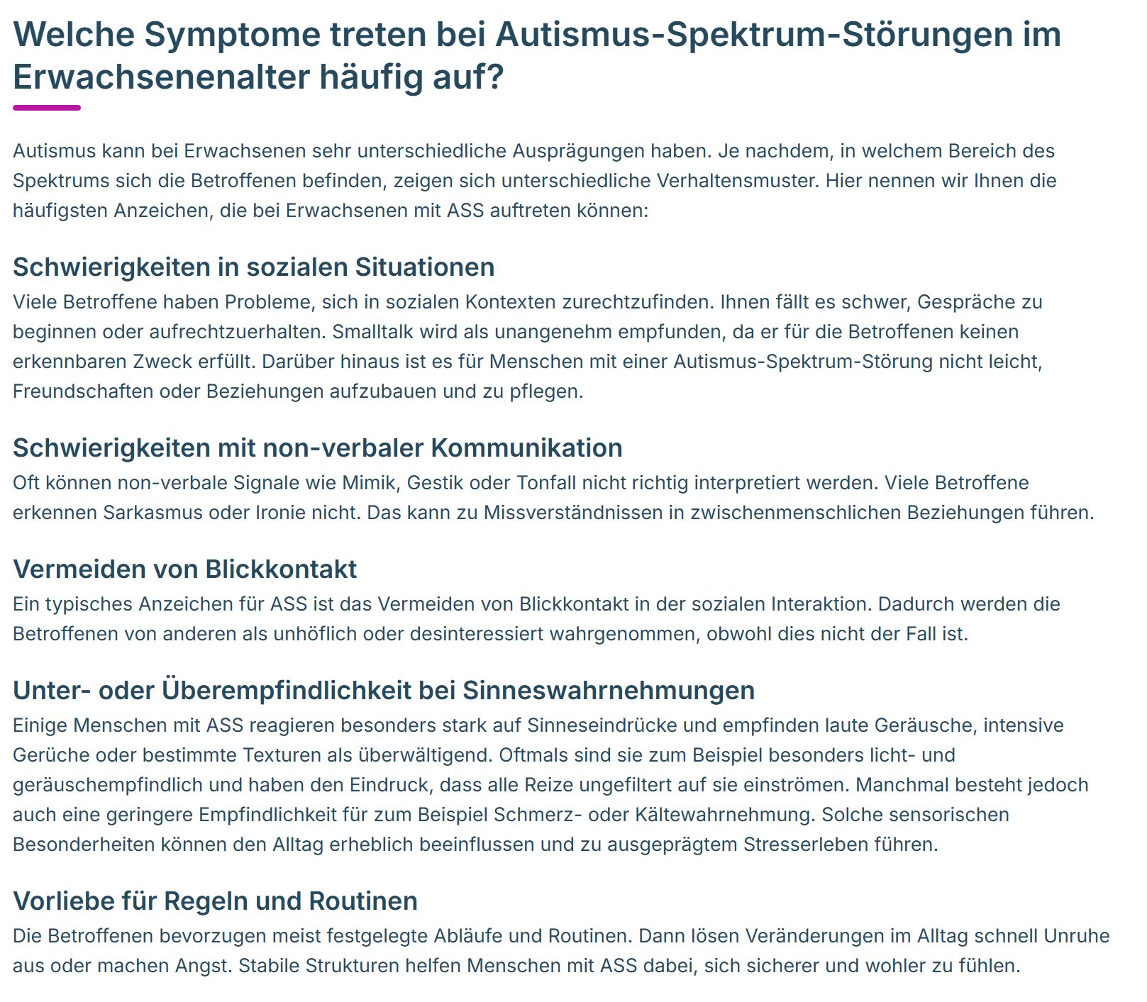 autismus spektrum stöhrung