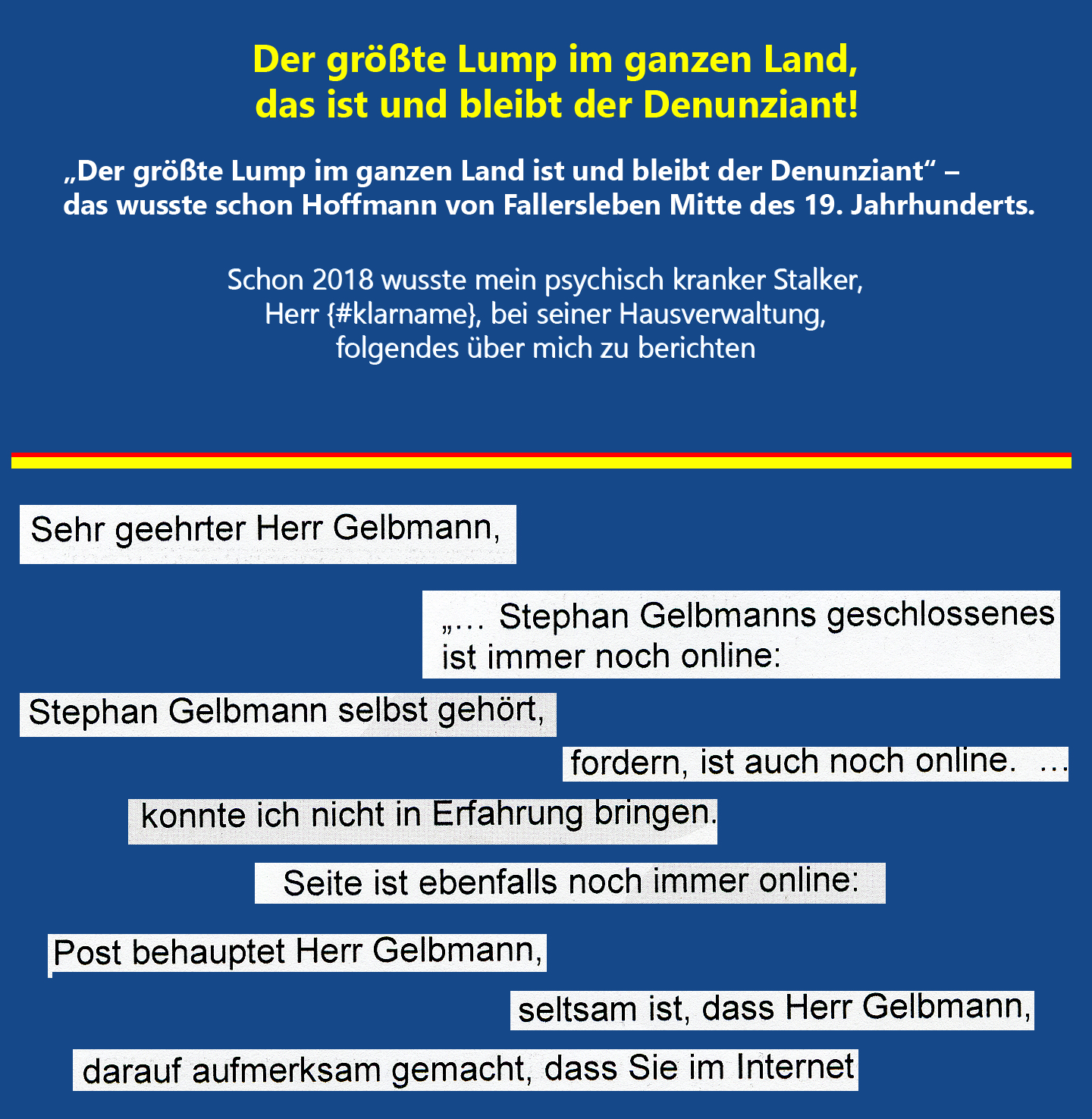 mein foto vom stalker missbraucht ohne genehmigung gezeigt