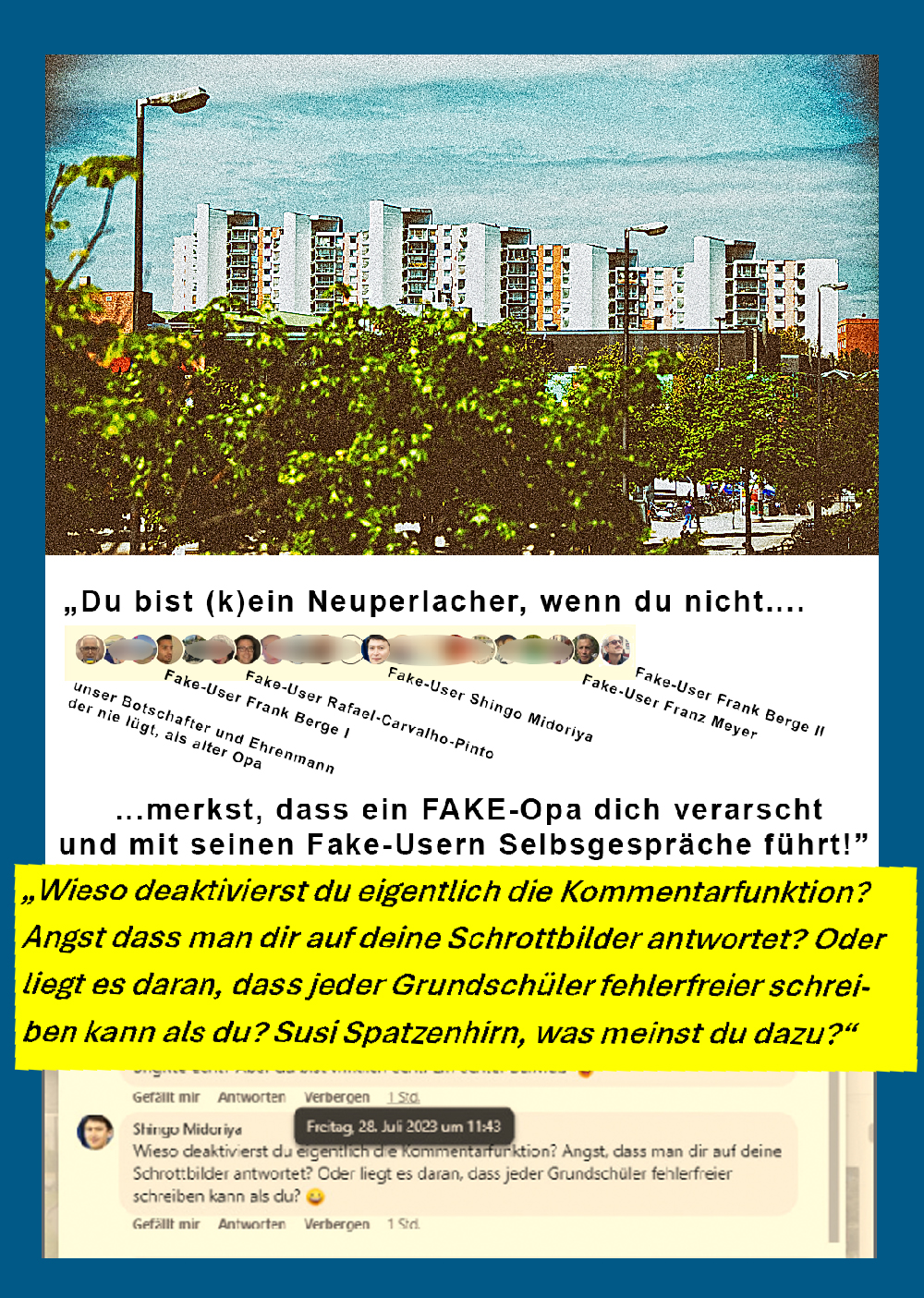 armer bedauernswerter kranker Typ