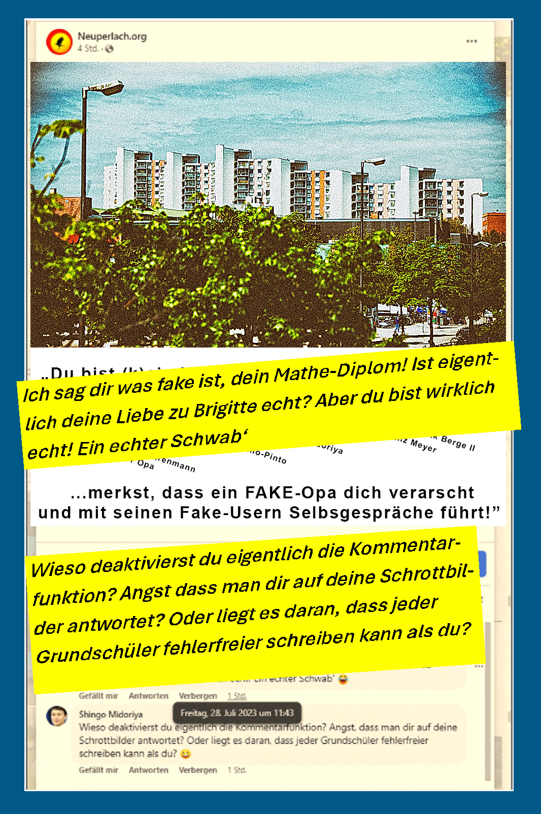 hetze von {#klarname}