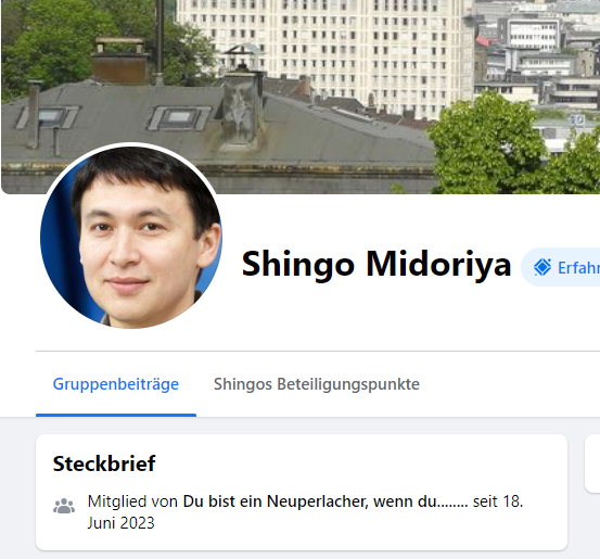 mein psychich kranker Stalker als Hanns Edel