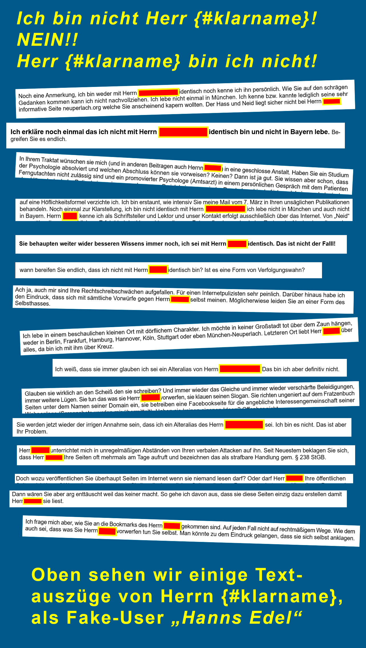 ich bin nicht Herr {#klarname}