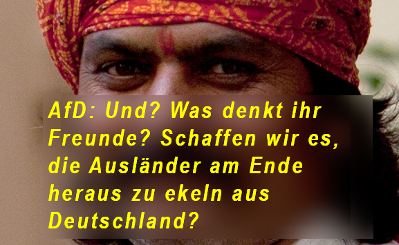 rechte Hetze in Neuperlach von meinem Stalker