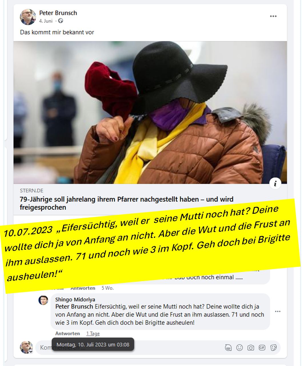 liebeswahn von meinem Stalker