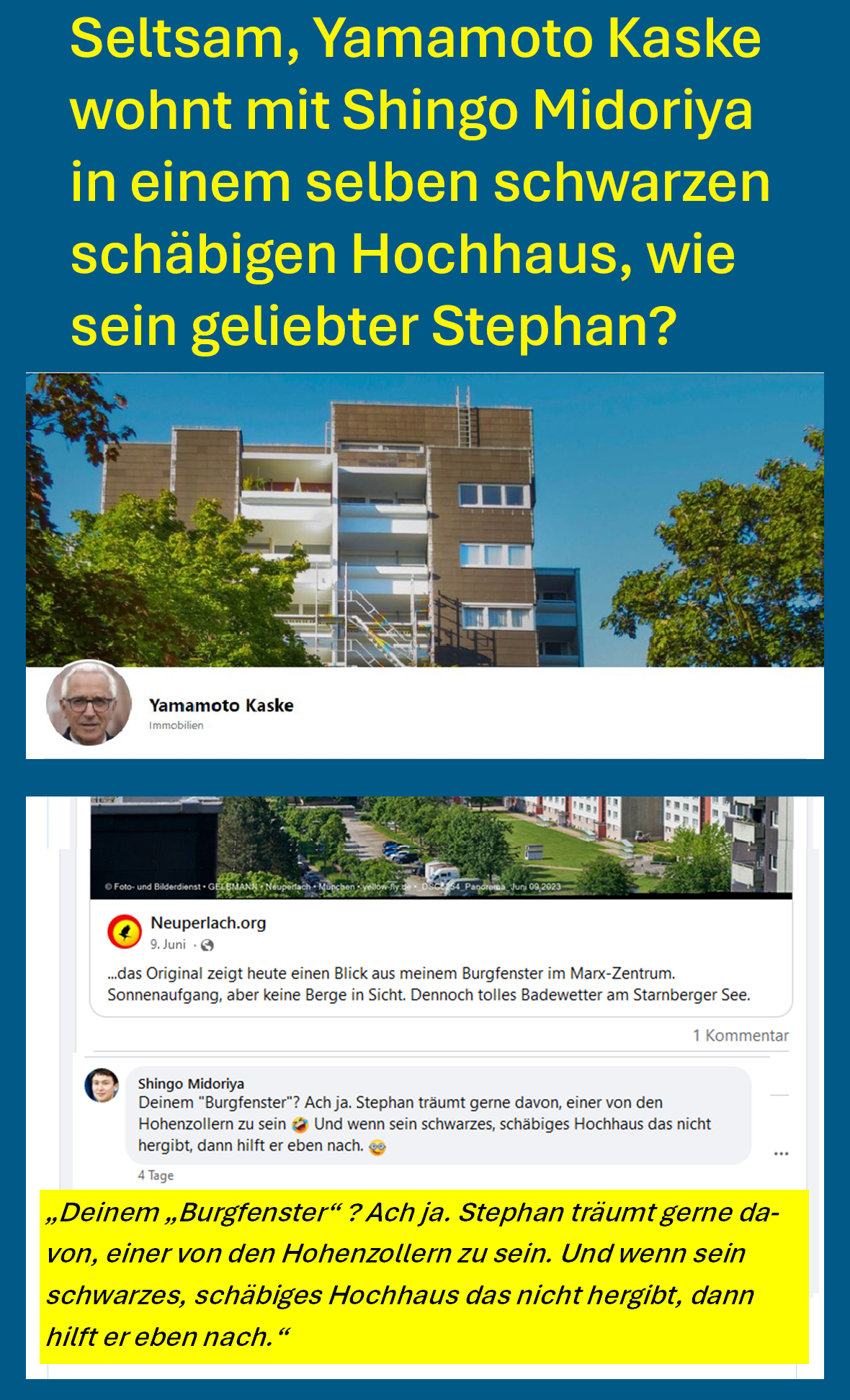 ein wichtigtuer muss zustimmen