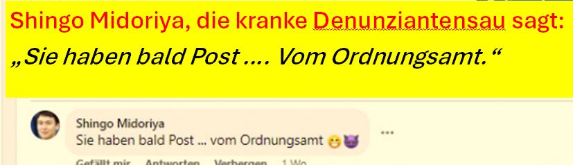 kranke und abartige Denunzierungen