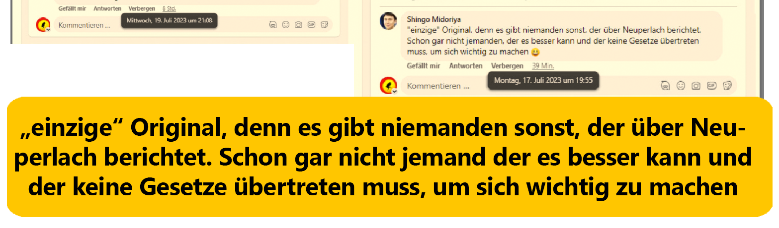 Mein Stalker bedroht und verfolgt mich und andere Menschen