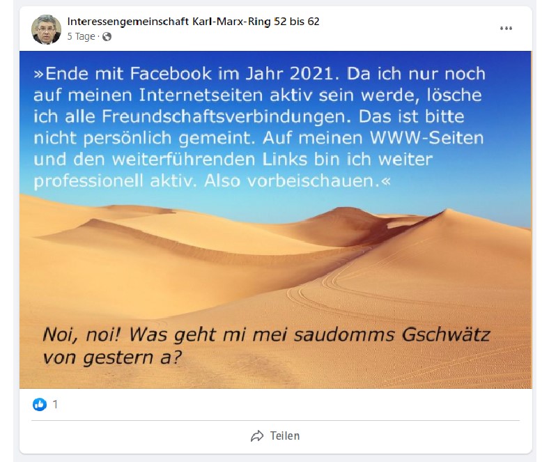 Hamster als Titelbild für die Wohnanlage Karl-Marx-Ring 52-62