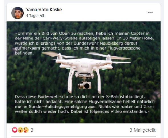 Post und Kommentare meines psychisch kranken Stalkers 