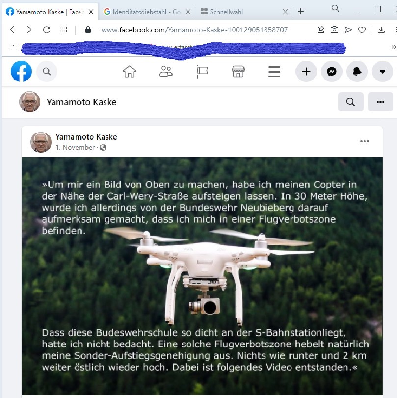 Post und Kommentare meines psychisch kranken Stalkers 