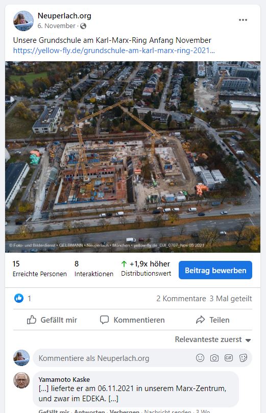 Post und Kommentare meines psychisch kranken Stalkers 