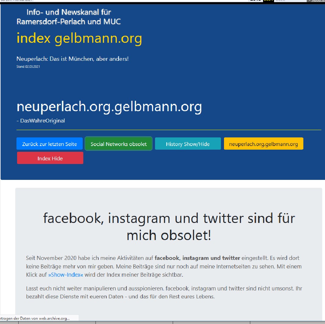 Post und Kommentare meines psychisch kranken Stalkers 
