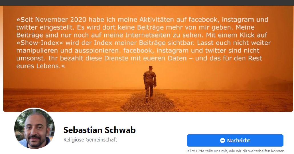 Post und Kommentare meines psychisch kranken Stalkers 