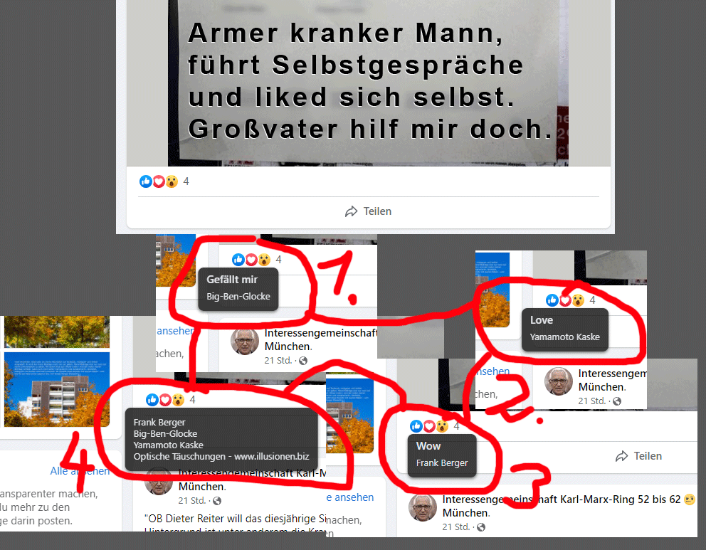 Mein Post lässt bei meinem Stalker Mister Marx-Zentrum alle Sicherungen durchbrennen